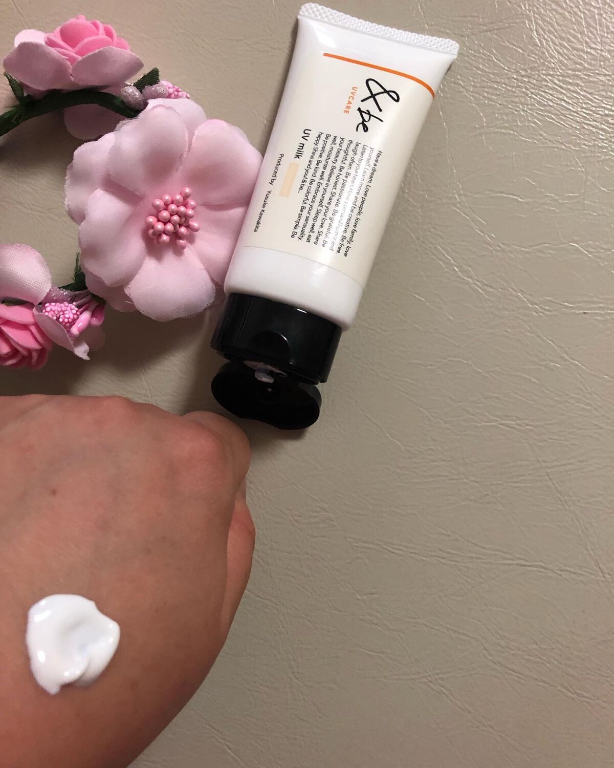 &be UVミルク スタンダード 30g/＆be/日焼け止めミルクを使ったクチコミ（1枚目）