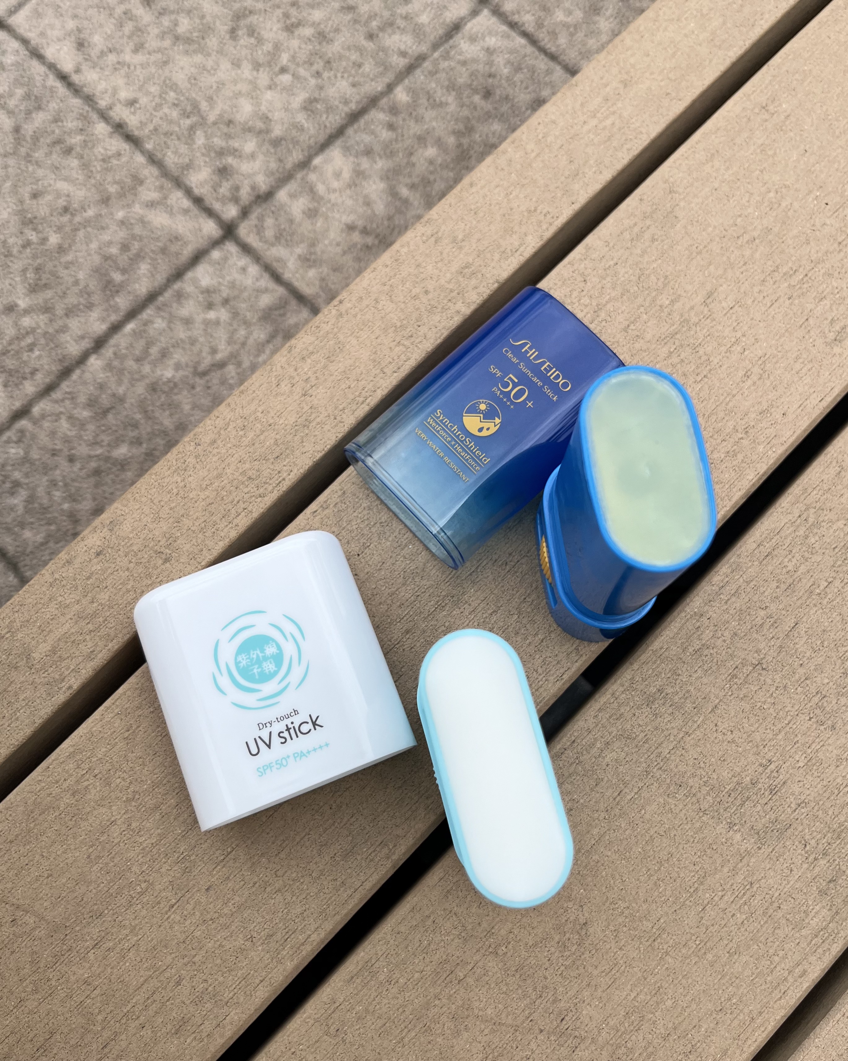 クリア サンケア スティック/SHISEIDO/日焼け止めスティックを使ったクチコミ（2枚目）