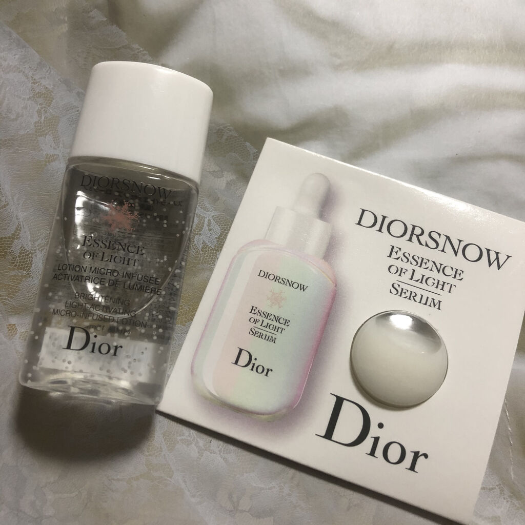 【旧】スノー アルティメット エッセンス オブ ライト/Dior/美容液を使ったクチコミ（1枚目）