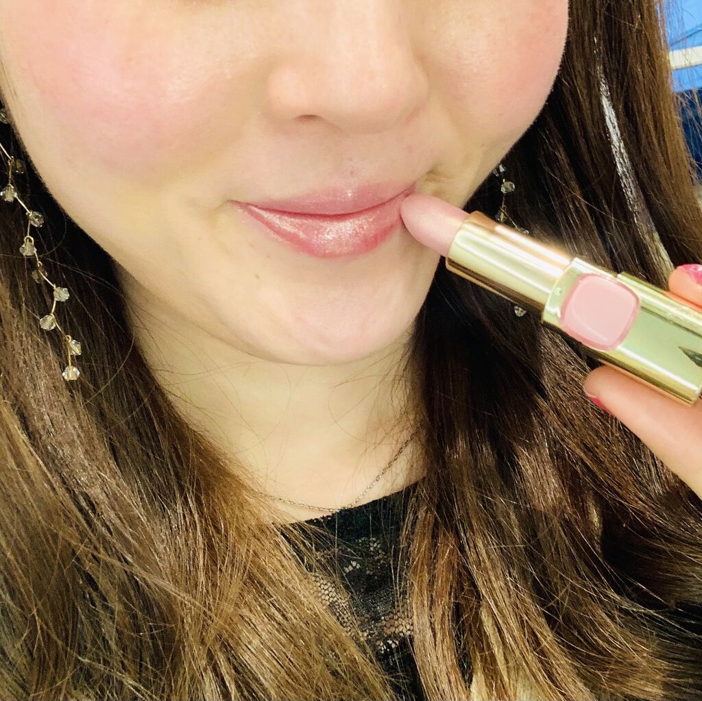 カラーリッシュ ルルージュ 631 ローズシャンパン/ロレアル パリ/口紅を使ったクチコミ（1枚目）