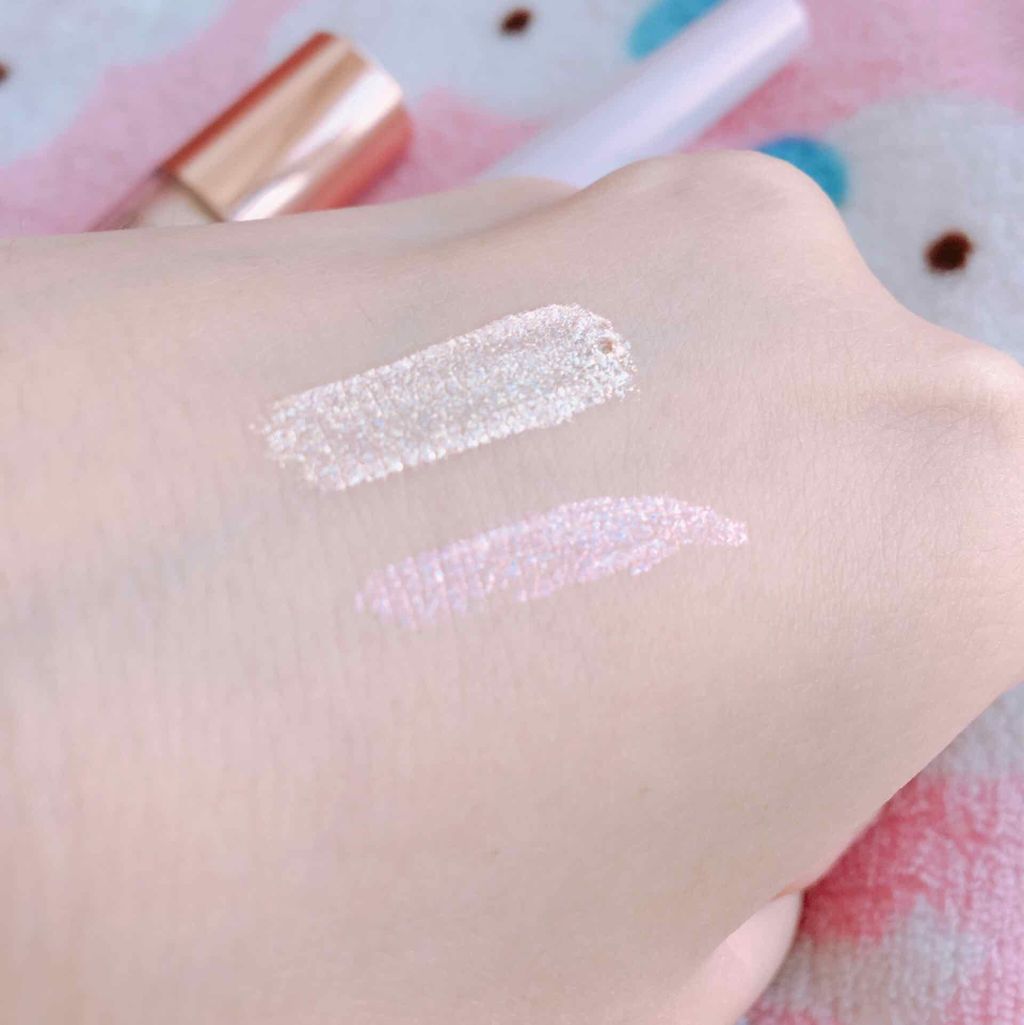 ライブリーリキッドグリッターシャドー 02 シャインタイム/EGLIPS/グリッターを使ったクチコミ（3枚目）