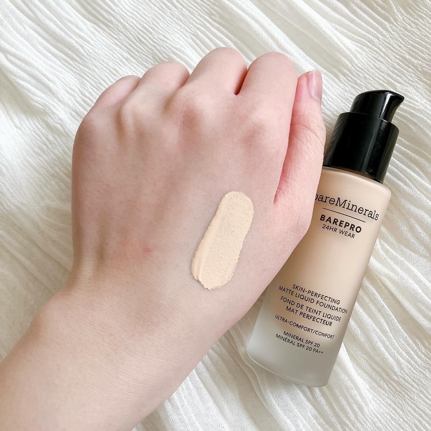 ベアプロ 24HR リキッド ファンデーション/bareMinerals/リキッドファンデーションを使ったクチコミ(5枚目)