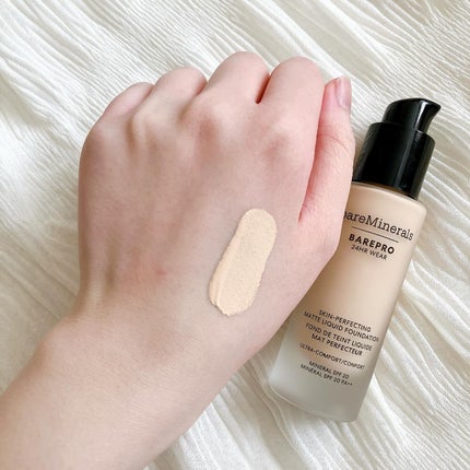 ベアプロ 24HR リキッド ファンデーション/bareMinerals/リキッドファンデーションを使ったクチコミ(5枚目)