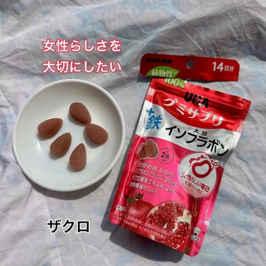 グミサプリ 鉄＋大豆イソフラボン/UHA味覚糖/美容サプリメントを使ったクチコミ（1枚目）