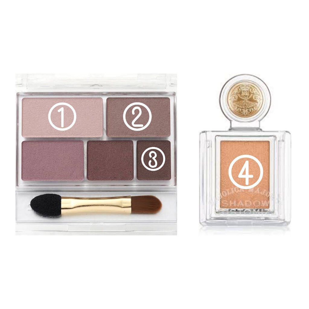 パーフェクトマルチアイズ/キャンメイク/アイシャドウパレットを使ったクチコミ(4枚目)