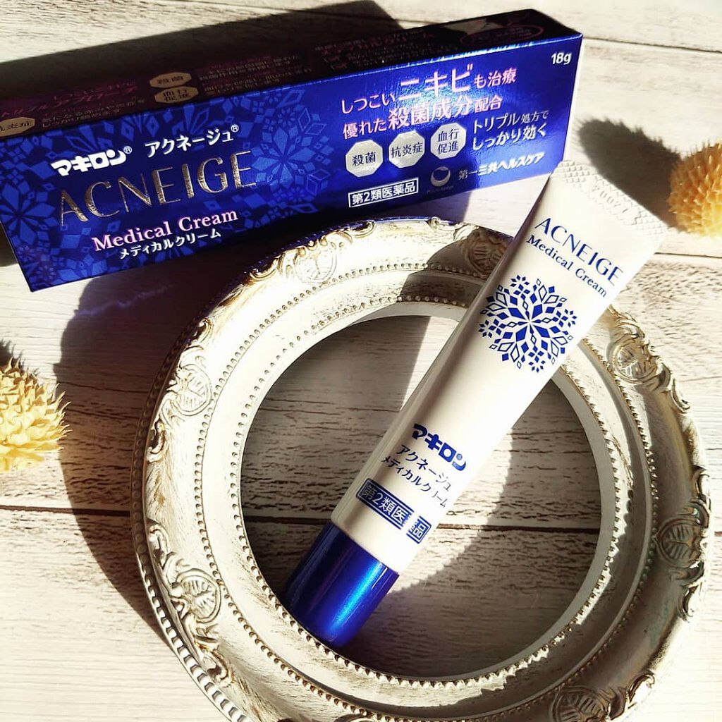  マキロン アクネージュ メディカルクリーム	(医薬品）	/マキロン/その他を使ったクチコミ（1枚目）