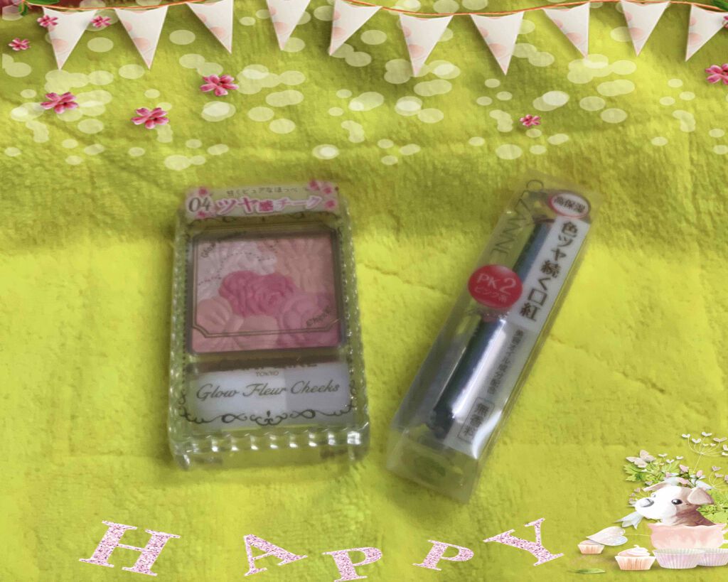 グロウフルールチークス/キャンメイク/パウダーチークを使ったクチコミ（1枚目）