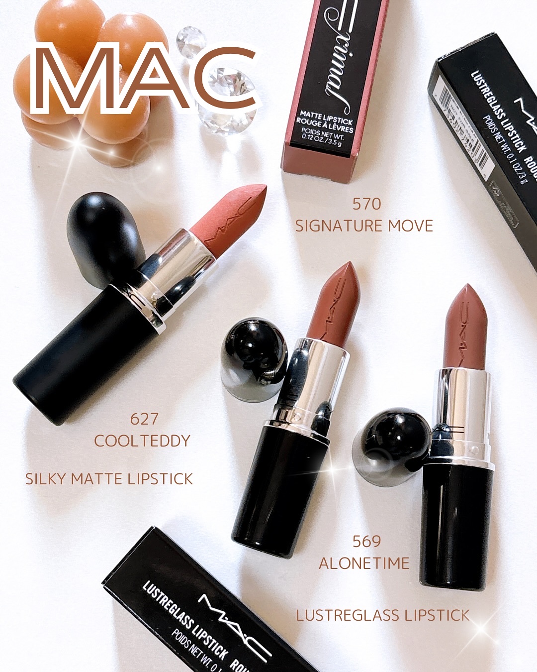 ラスターガラス リップスティック/M・A・C/口紅を使ったクチコミ（1枚目）