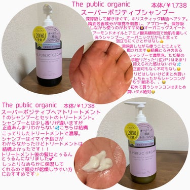 スーパーポジティブ シャンプー DRS／ヘア トリートメント DRS/THE PUBLIC ORGANIC/シャンプー・コンディショナーを使ったクチコミ（2枚目）