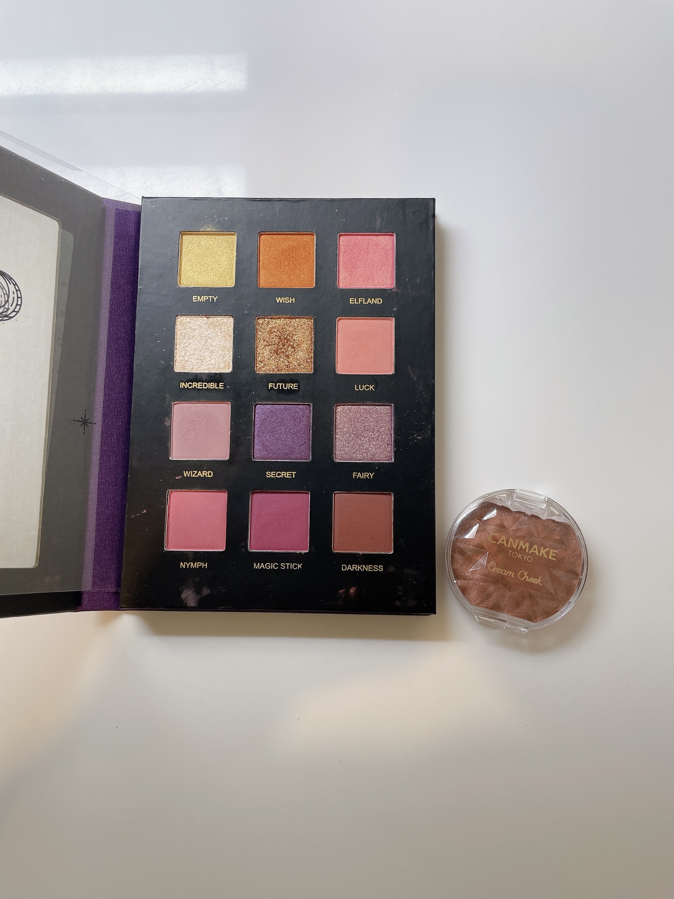 星空12色アイシャドウパレット purple(パープル)/VCND/アイシャドウパレットを使ったクチコミ（3枚目）