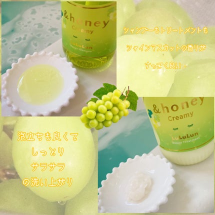 アンドハニー クリーミー ルルルン リペア ペアセット/&honey/シャンプー・コンディショナーを使ったクチコミ(3枚目)