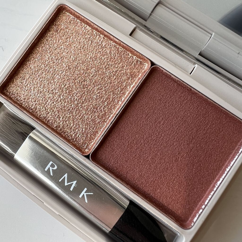 スプリングブレイズ デュオアイシャドウ/RMK/アイシャドウパレットを使ったクチコミ（3枚目）