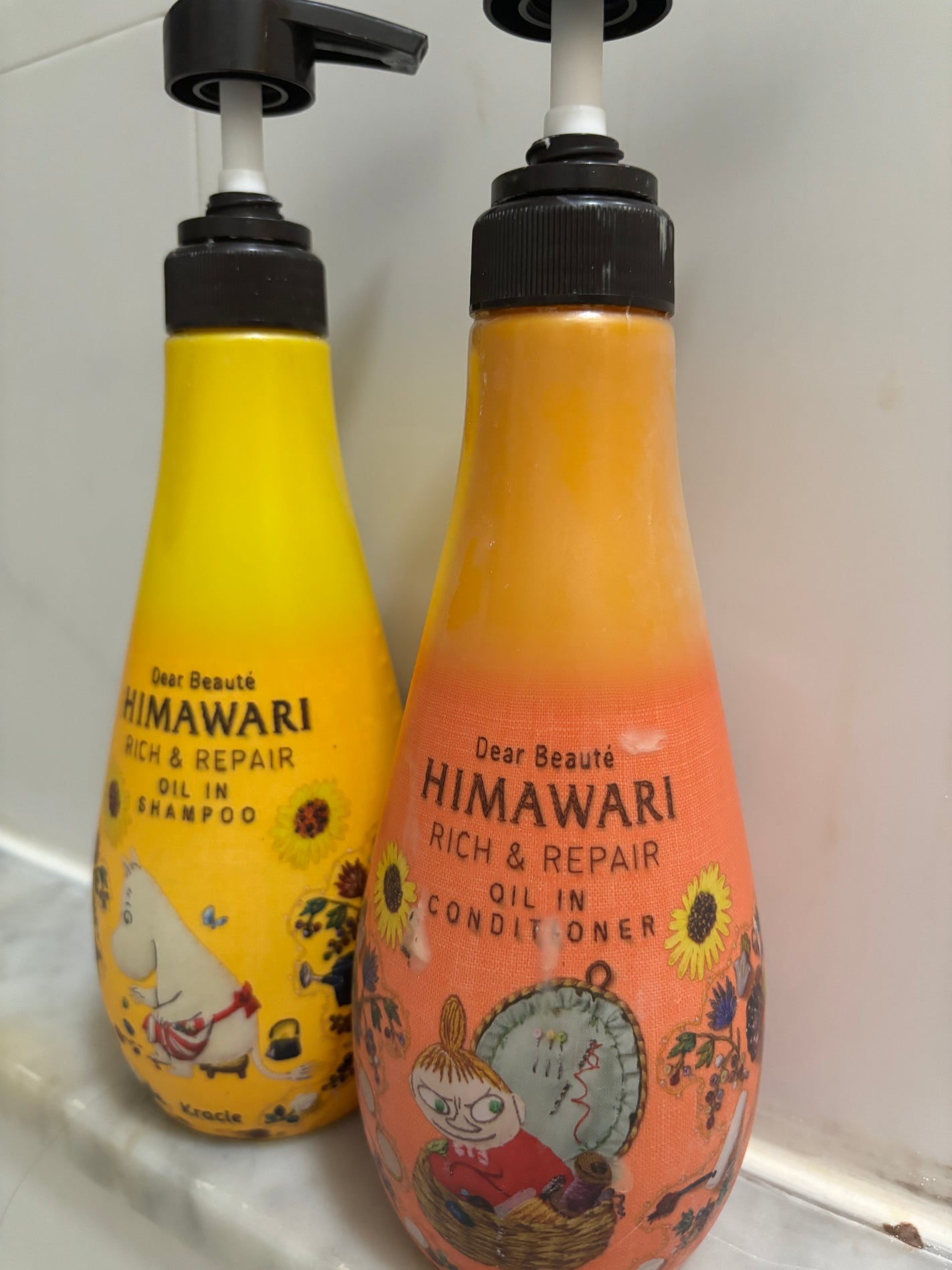 オイルインシャンプー/オイルインコンディショナー(リッチ&リペア)/ディアボーテ/市販シャンプーを使ったクチコミ(1枚目)