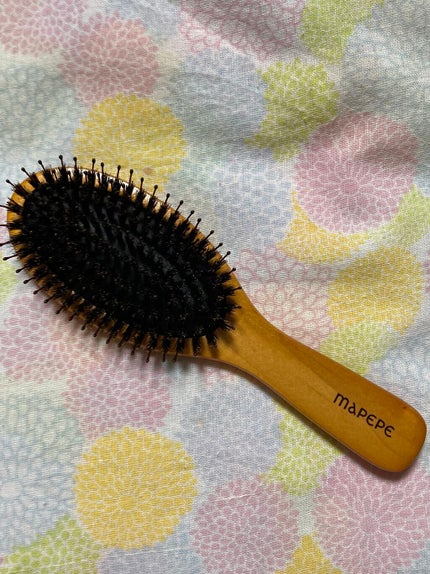 つやつや天然毛のミックスブラシ/マペペ/ヘアブラシを使ったクチコミ(5枚目)