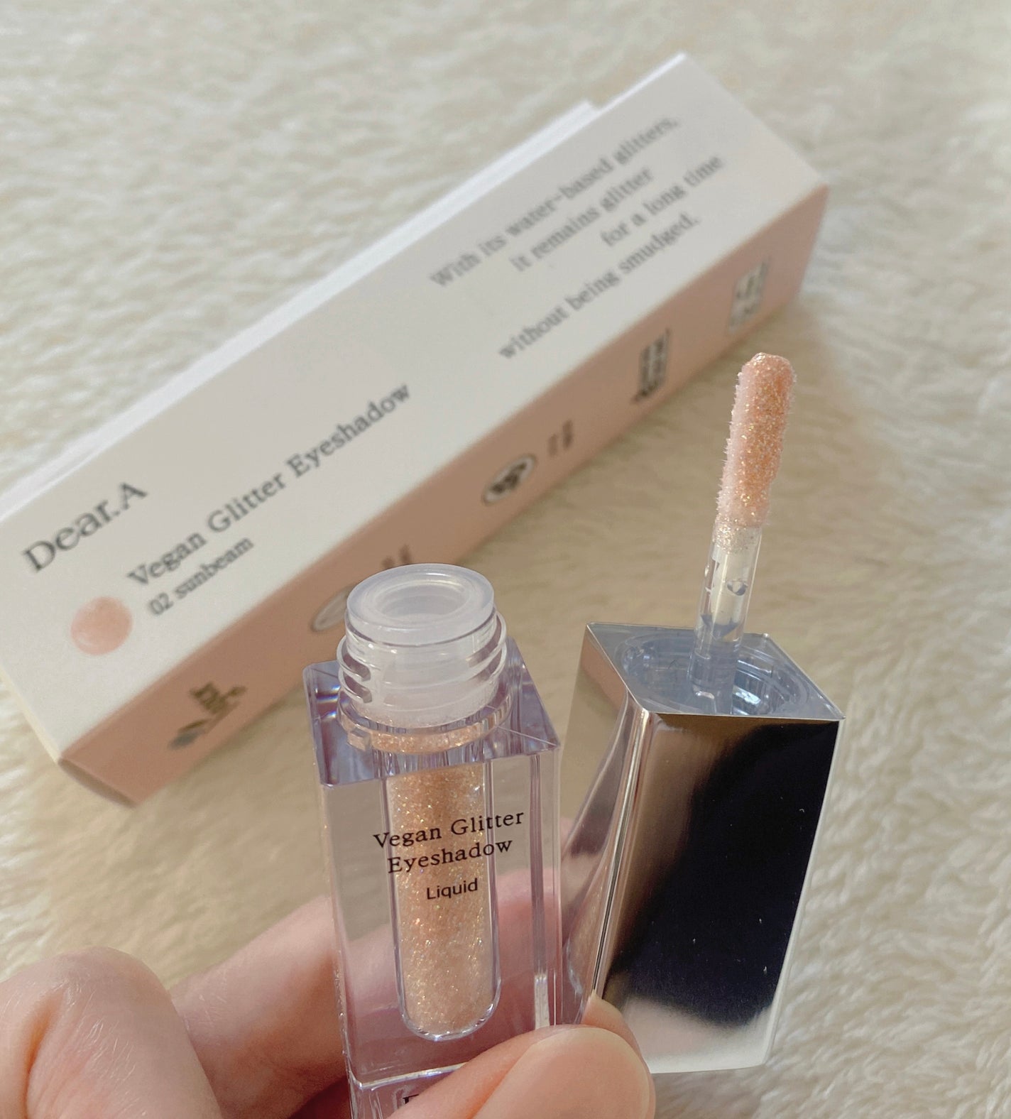 グリッターアイシャドウ/Dear.A/グリッターを使ったクチコミ(2枚目)