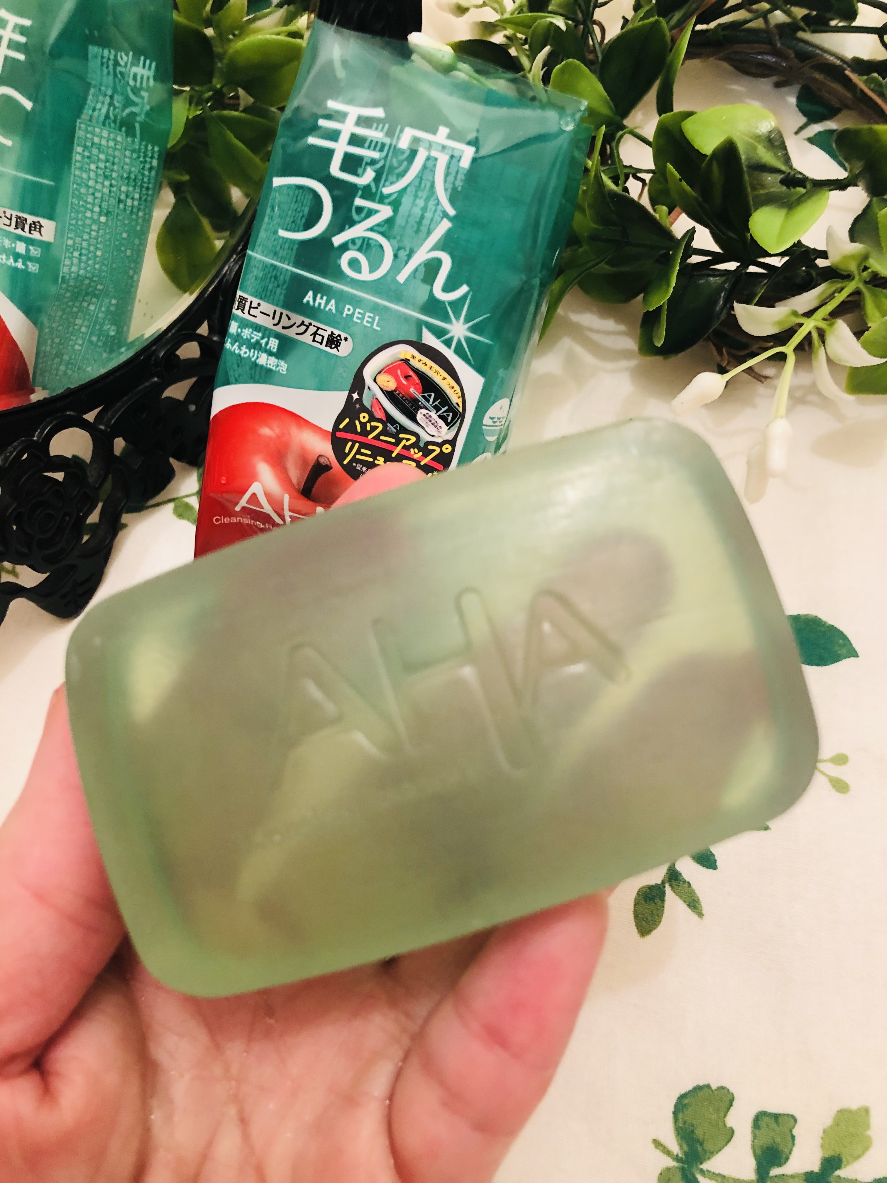 クレンジングリサーチ ソープ AHA＆ピール/クレンジングリサーチ/洗顔石鹸を使ったクチコミ（2枚目）