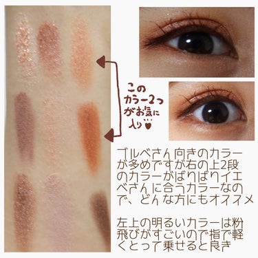 UR GLAM　BLOOMING EYE COLOR PALETTE/U R GLAM/パウダーアイシャドウを使ったクチコミ（2枚目）