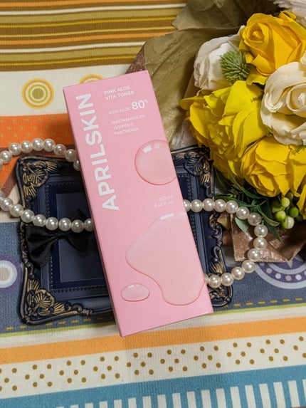 ピンクアロエビタトナー/APRILSKIN/化粧水を使ったクチコミ(4枚目)