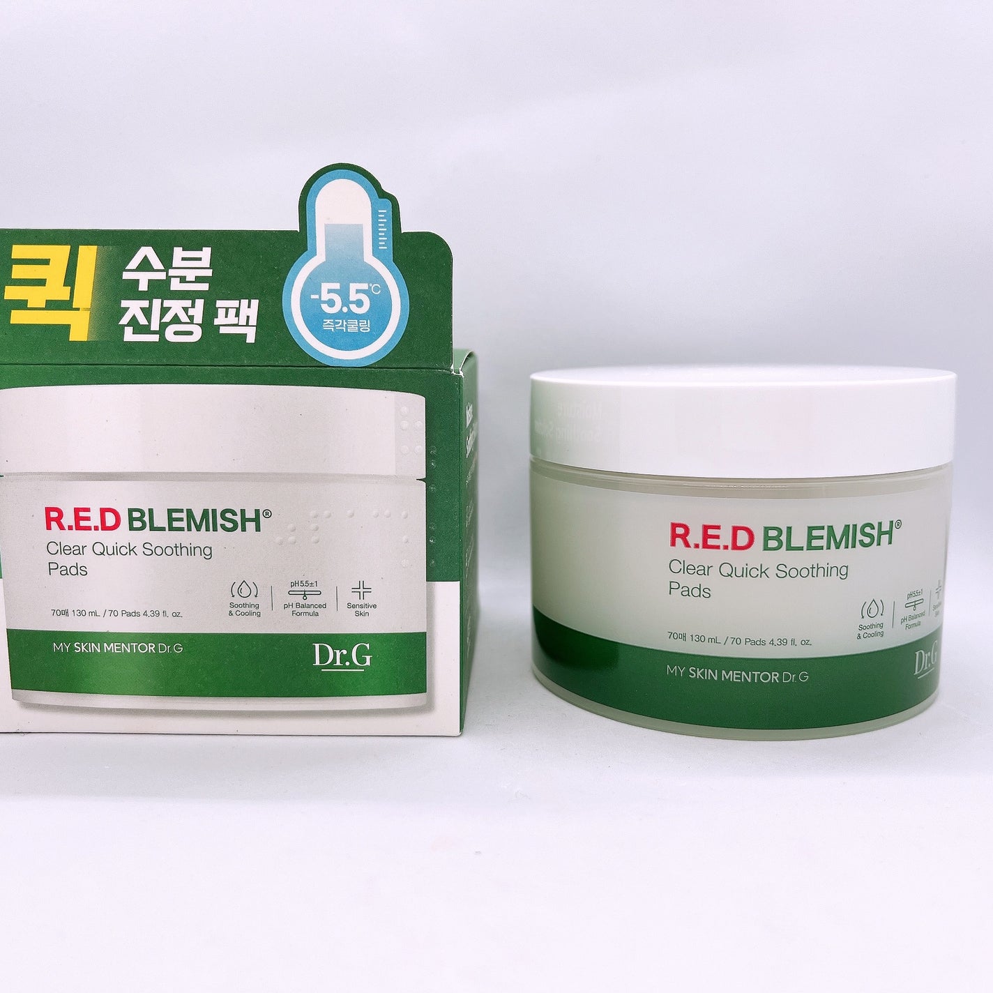 レッドブレミッシュクリアクイックスージングパック/Dr.G/拭き取り化粧水を使ったクチコミ(1枚目)