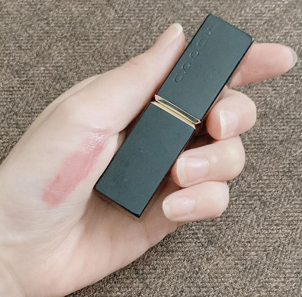 モイスチャー リッチ リップスティック 11 凛紅 -RINKU/SUQQU/口紅を使ったクチコミ（2枚目）