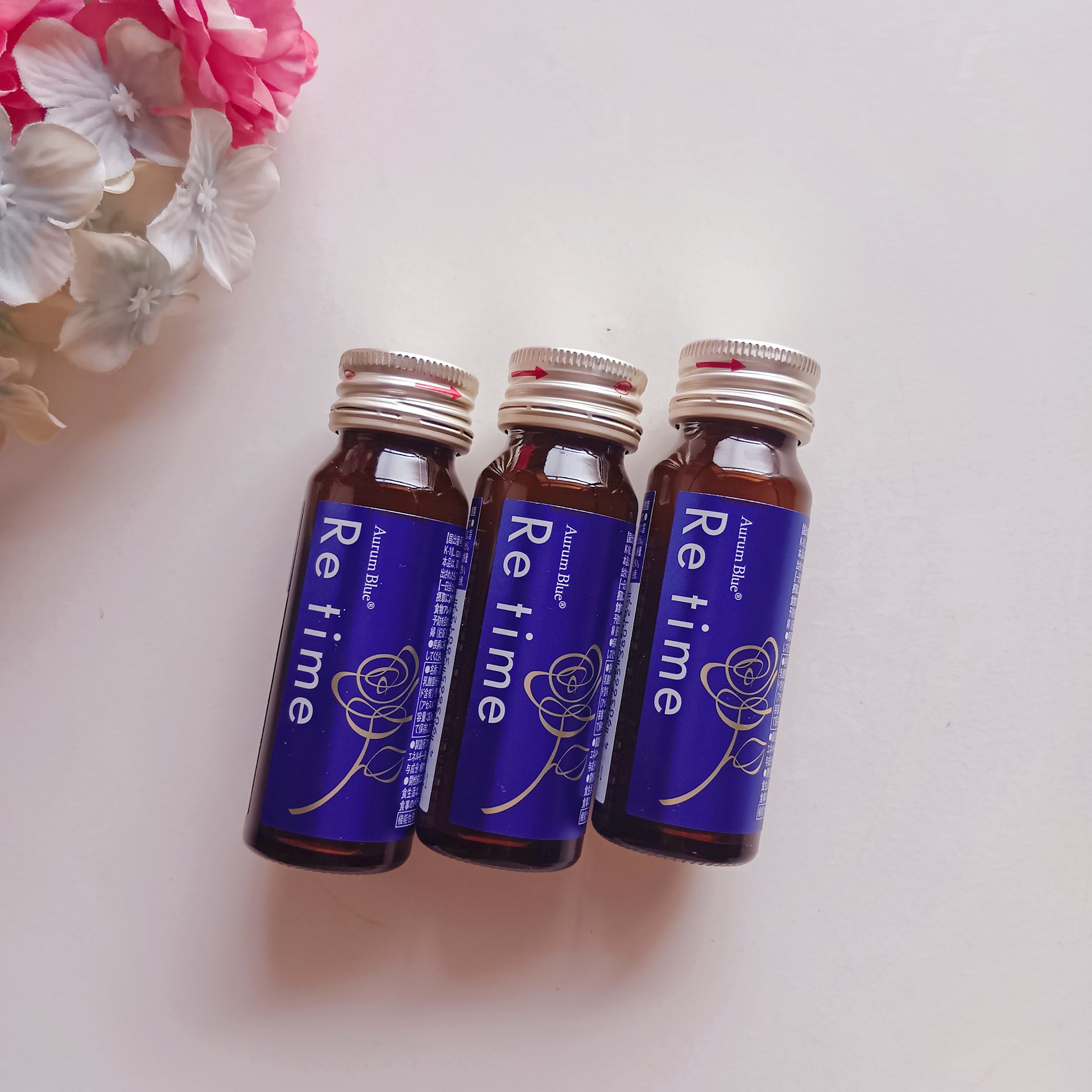 Re time ブルーローズドリンク/オーラムブルー/美容ドリンクを使ったクチコミ（3枚目）