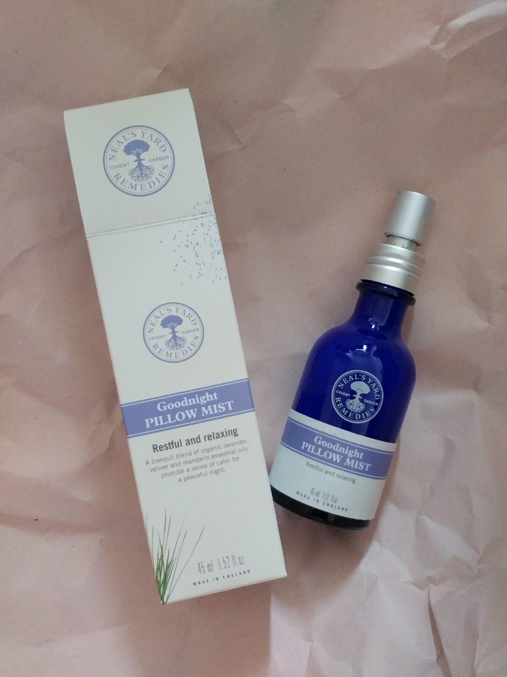グッドナイトピローミスト/ニールズヤード レメディーズ/ファブリックミストを使ったクチコミ(1枚目)