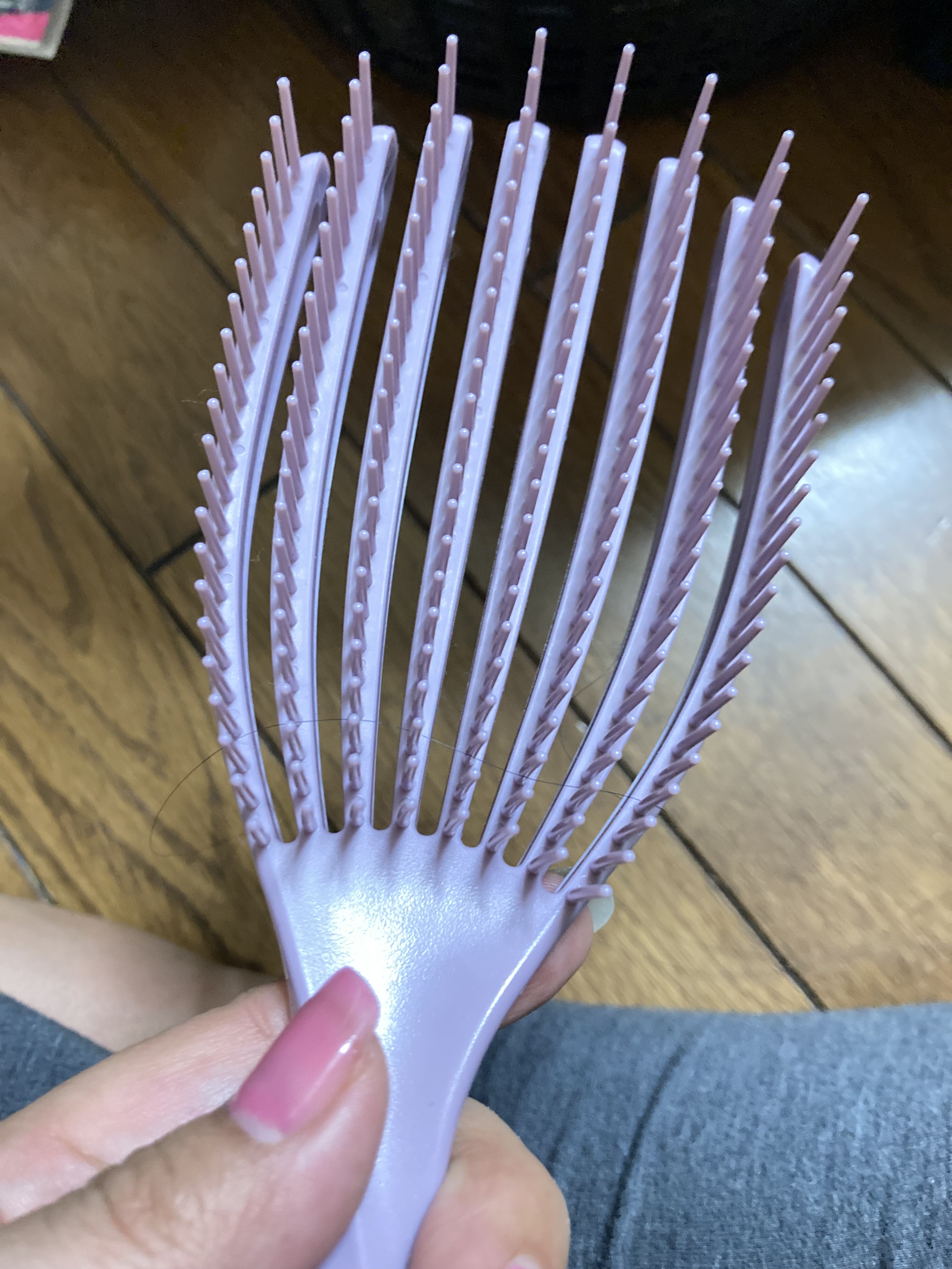 フィンガーフレックスブラシ/マペペ/ヘアブラシを使ったクチコミ（1枚目）