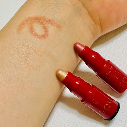 プチクレヨンアイシャドー ミニセット/インテグレート/スティックアイシャドウを使ったクチコミ(4枚目)