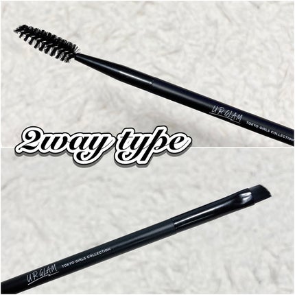 UR GLAM DUO EYEBROW BRUSH B(デュオアイブロウブラシB)/U R GLAM/メイクブラシを使ったクチコミ(2枚目)