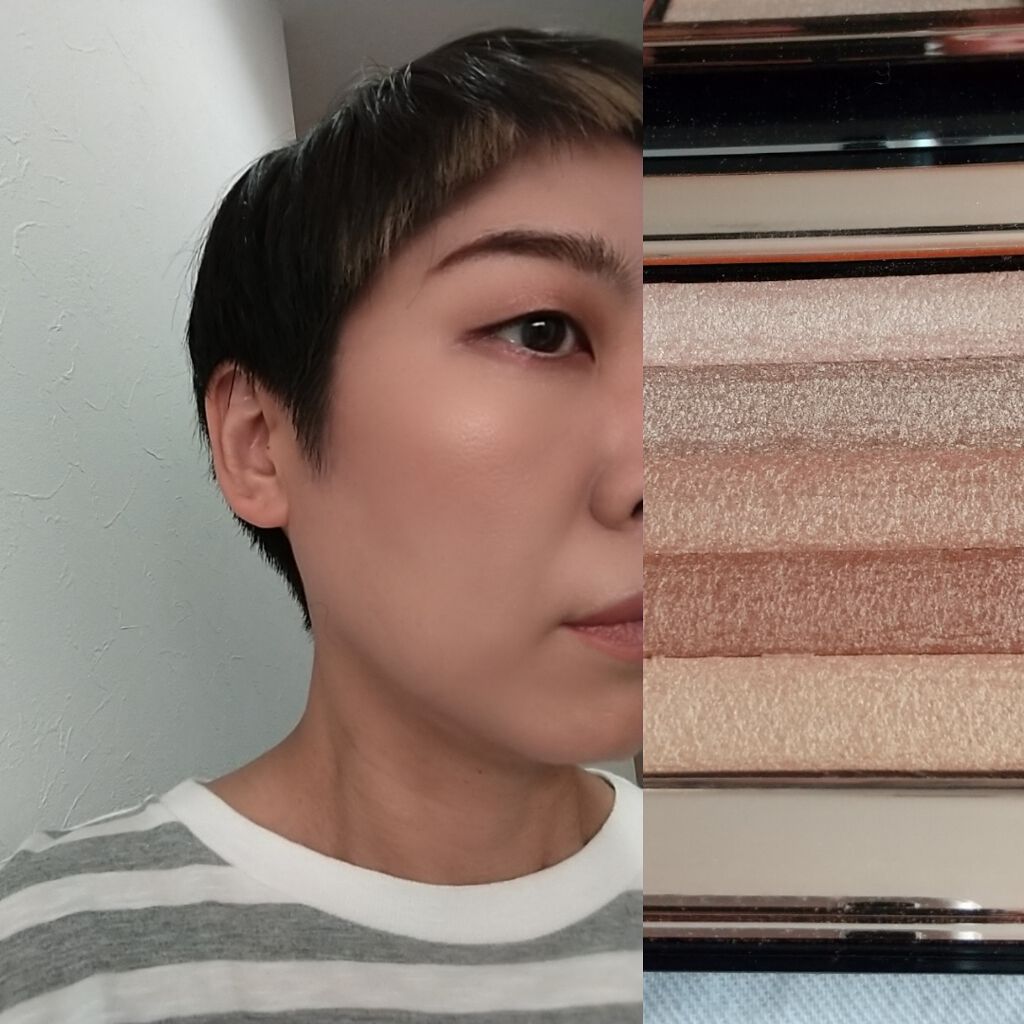 ハイライトグロウ シマーブリックパレット/BOBBI BROWN/パウダーハイライトを使ったクチコミ（2枚目）