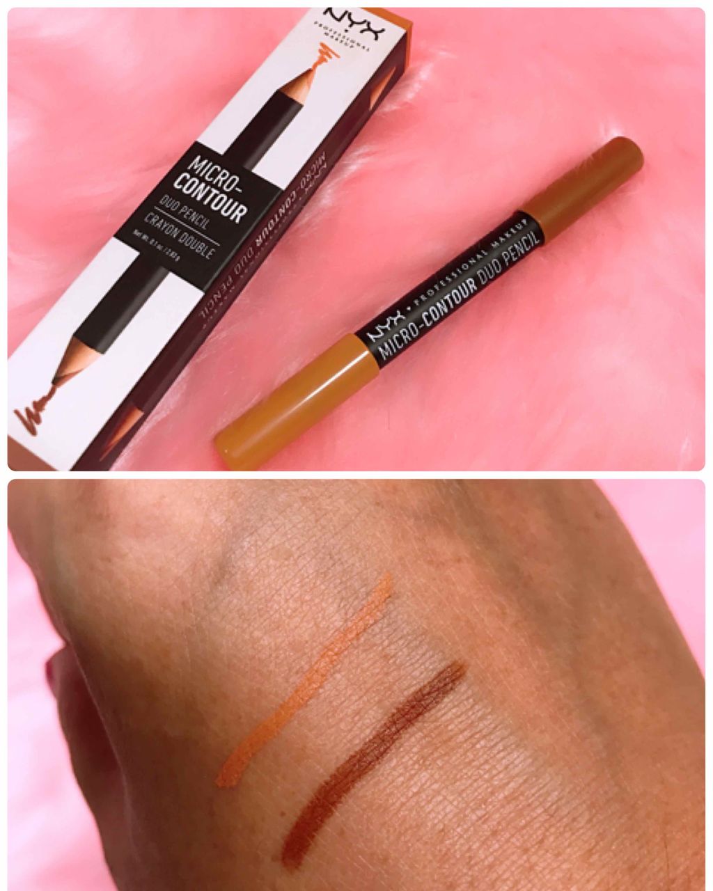 マイクロコントゥアーデュオペンシル/NYX Professional Makeup/スティックハイライトを使ったクチコミ(1枚目)