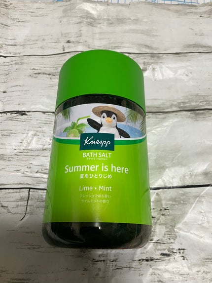 クナイプ バスソルト ライムミントの香り/クナイプ/無機塩系入浴剤を使ったクチコミ(1枚目)
