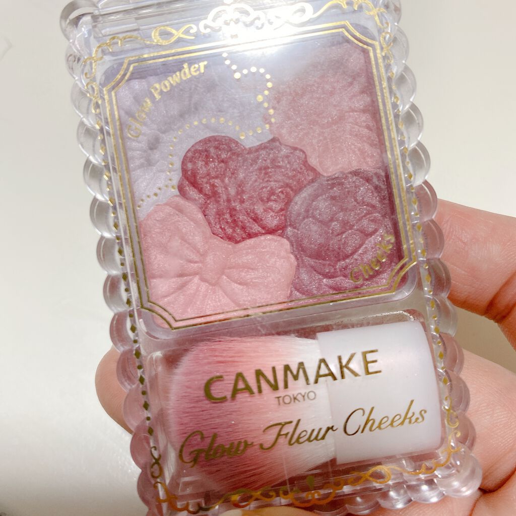グロウフルールチークス/キャンメイク/パウダーチークを使ったクチコミ(1枚目)