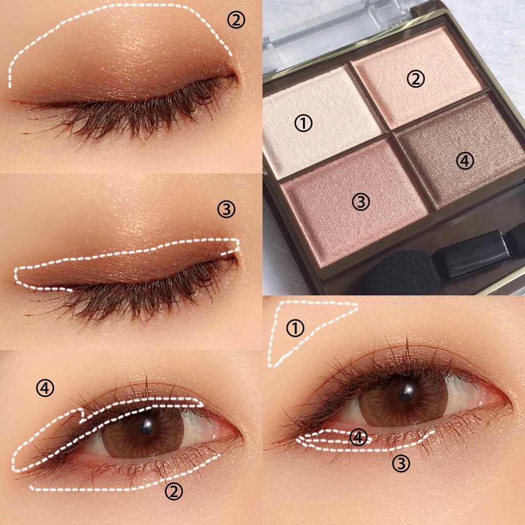 スキニーリッチシャドウ/excel/アイシャドウパレットを使ったクチコミ(4枚目)