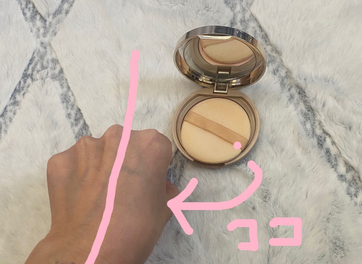 マシュマロフィニッシュパウダー ML マットライトオークル（新パッケージ）/キャンメイク/プレストパウダーを使ったクチコミ（3枚目）