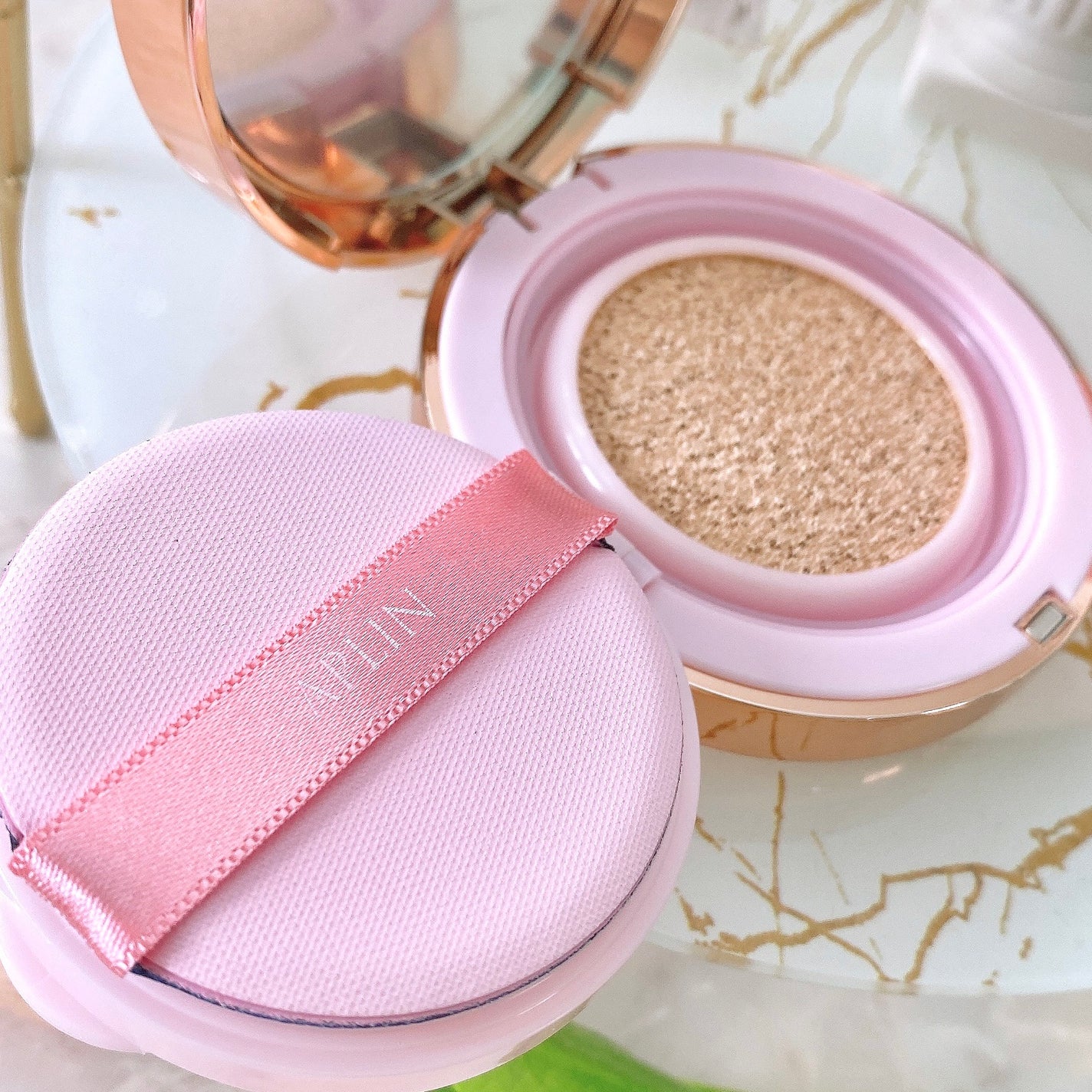 ピンクティーツリーカバーアップグロウクッション/APLIN/クッションファンデーションを使ったクチコミ(5枚目)