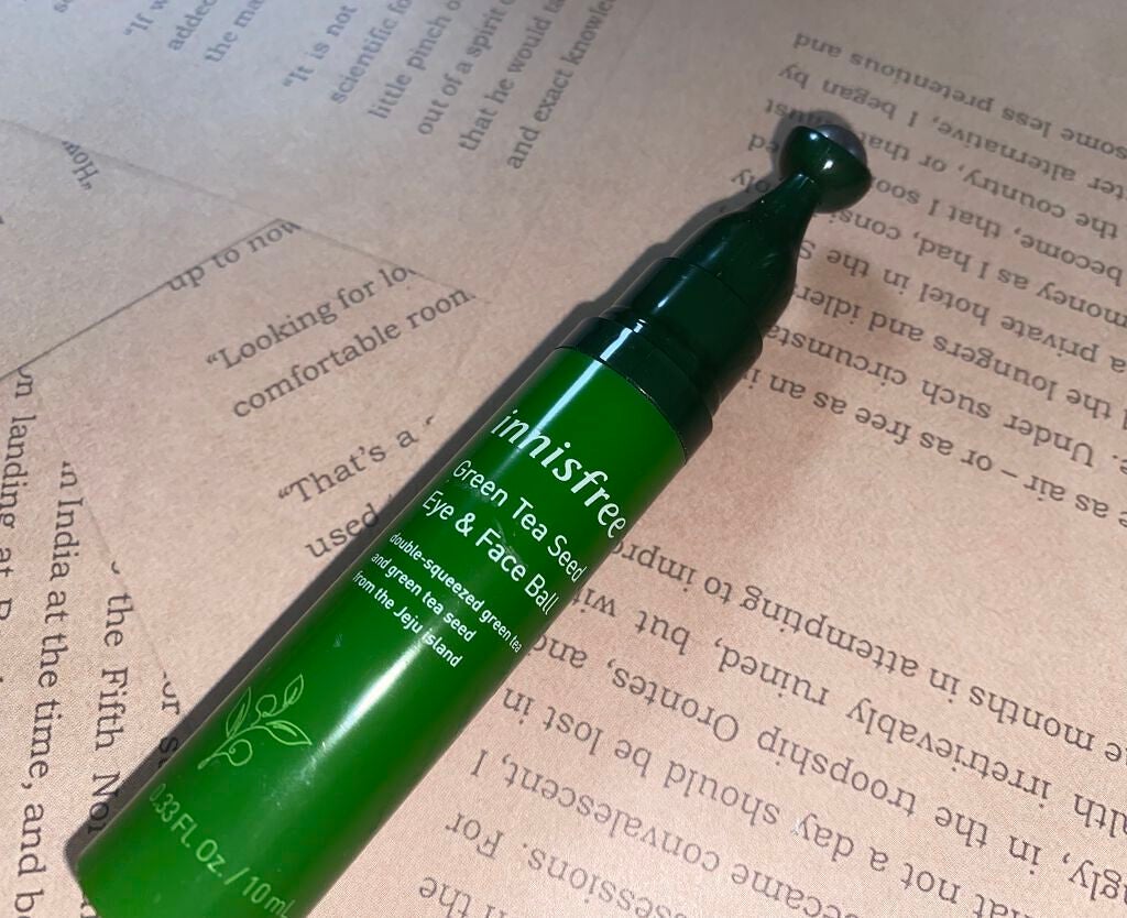 グリーンティーシード アイ&フェイスボール/innisfree/美容液を使ったクチコミ(1枚目)