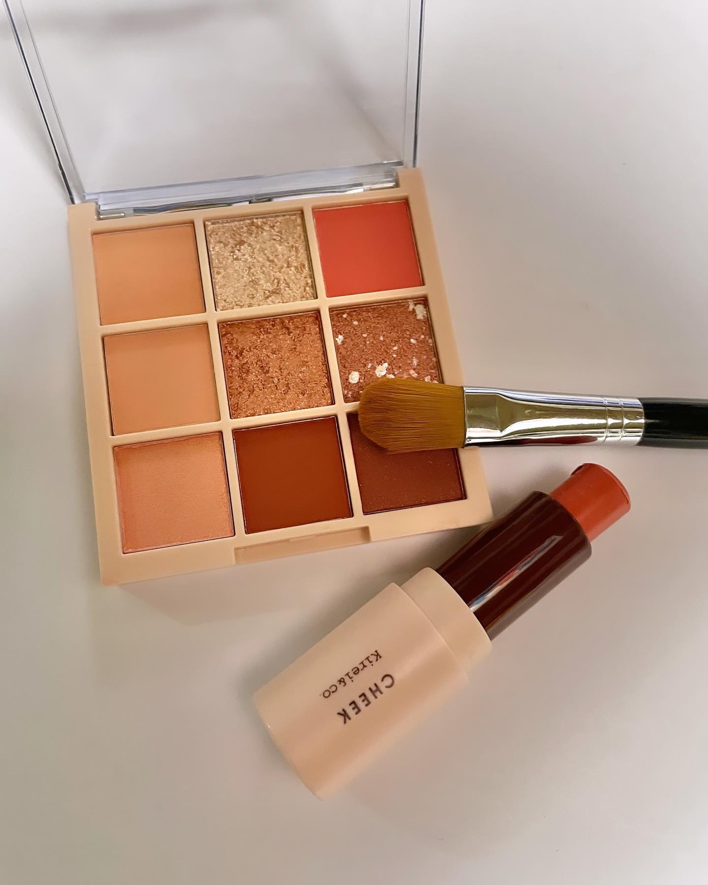 アイシャドウパレット 04 コーラルピンク/Kirei&co./アイシャドウパレットを使ったクチコミ（2枚目）