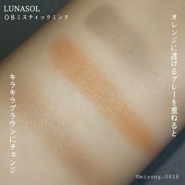 アイカラーレーション/LUNASOL/パウダーアイシャドウを使ったクチコミ（2枚目）