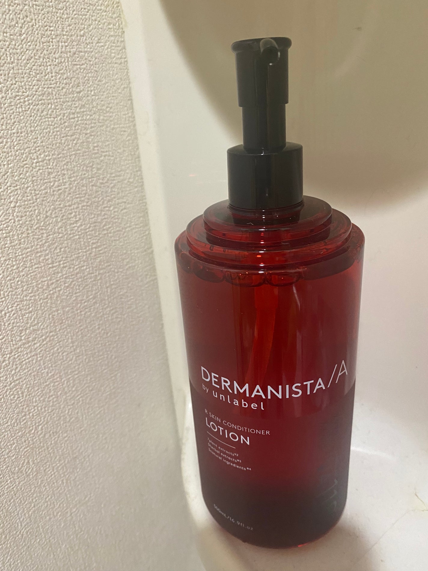 ダーマ二スタ by アンレーベル 超微細*⁴浸透型*⁵レチノール誘導体*²配合 スキンコンディショナーローション /unlabel/化粧水を使ったクチコミ(1枚目)