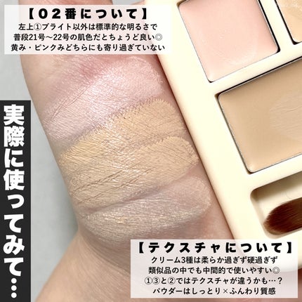 コンシールブレンダーパレット/LUNA/パレットコンシーラーを使ったクチコミ(4枚目)