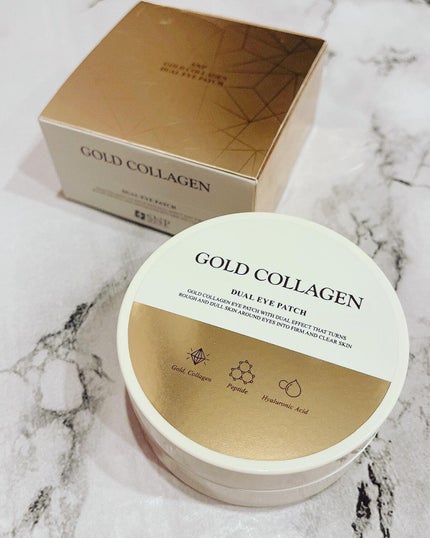 GOLD COLLAGEN DUAL EYE PATCH/SNP/アイケア・アイクリームを使ったクチコミ(1枚目)