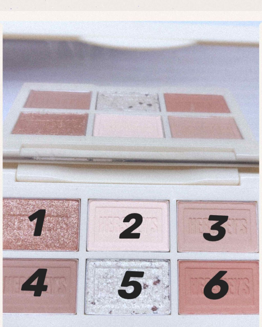 ハーシー プレイカラーアイズミニ/ETUDE/アイシャドウパレットを使ったクチコミ（2枚目）