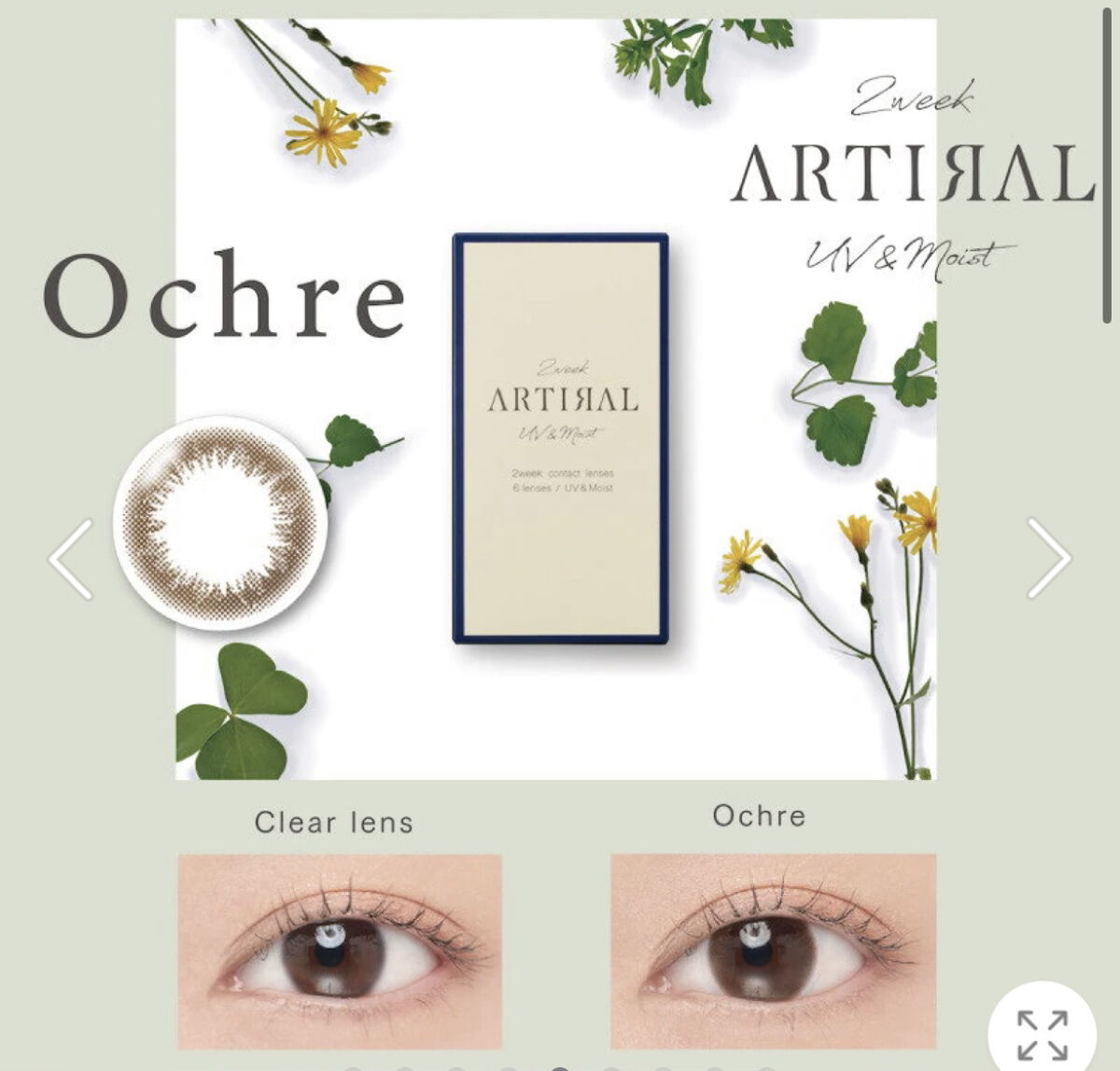 ARTIRAL UV＆Moist 2week /ARTIRAL/２週間（２WEEKS）カラコンを使ったクチコミ（1枚目）