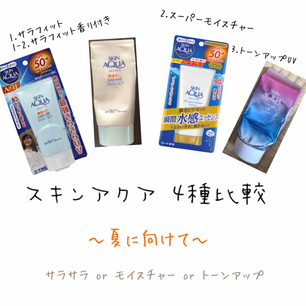 サラフィットUV さらさらエッセンス 無香料/スキンアクア/日焼け止め・UVケアを使ったクチコミ（1枚目）