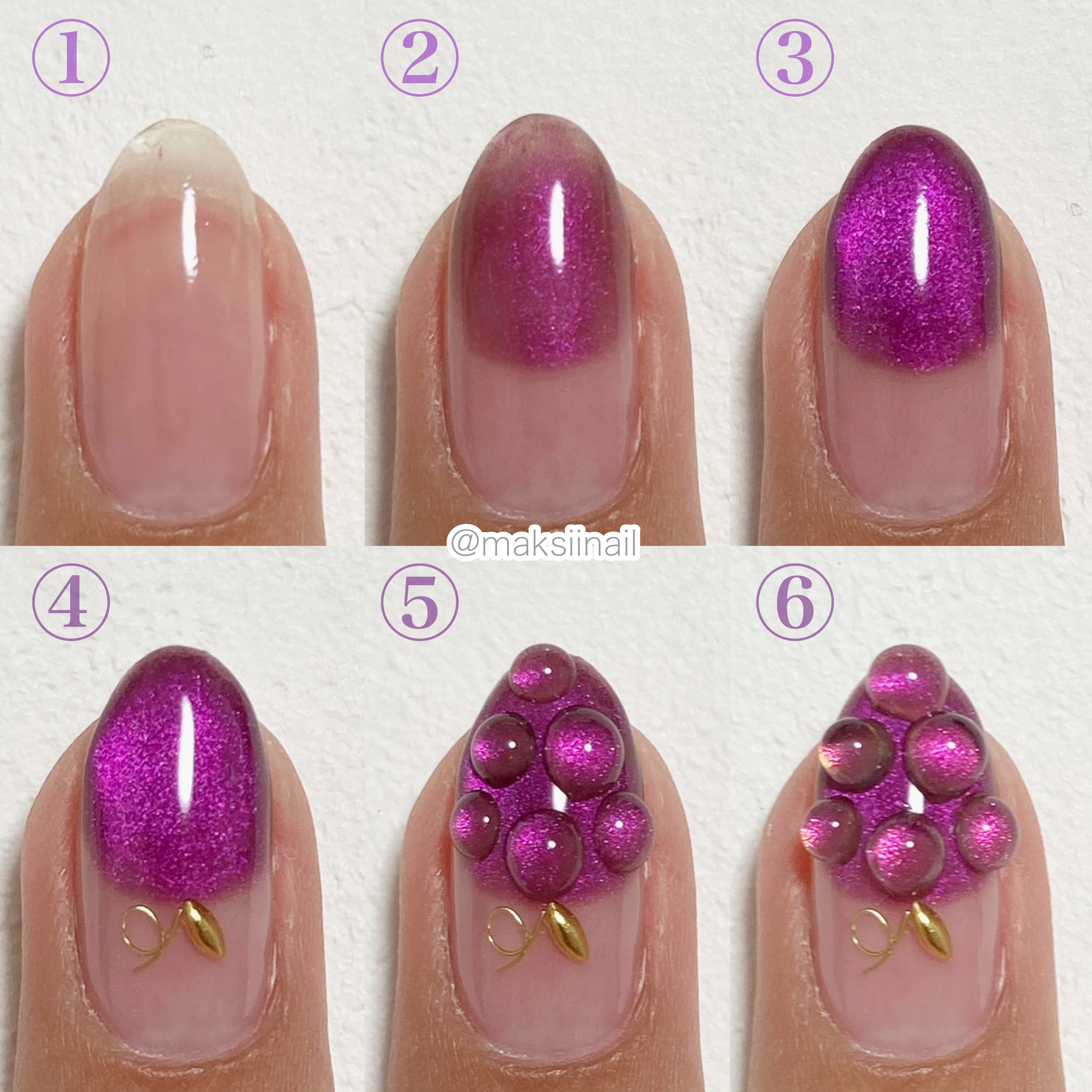 Water magnet/ネイル工房/ジェルネイルを使ったクチコミ（2枚目）