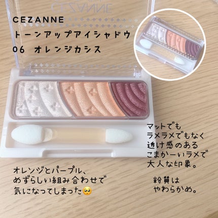 トーンアップアイシャドウ/CEZANNE/アイシャドウパレットを使ったクチコミ(2枚目)
