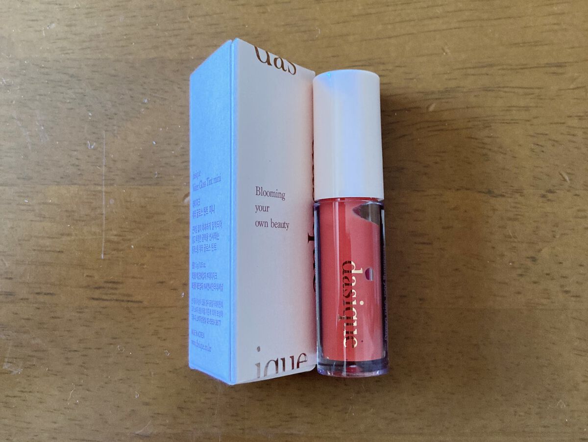 ウォーターグロスティント/dasique/リップティントを使ったクチコミ（2枚目）