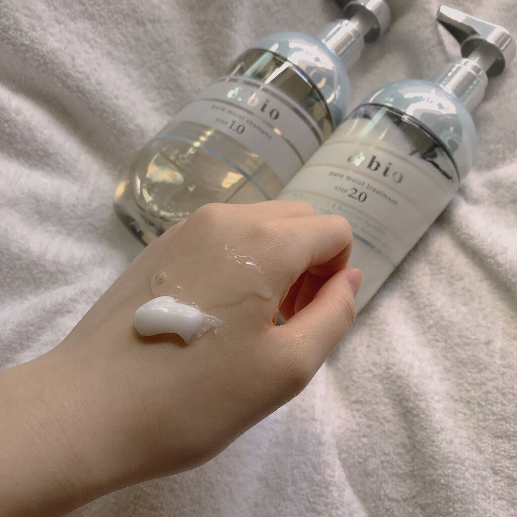 ピュアモイスト シャンプー 1.0／ヘアトリートメント 2.0/&bio/市販シャンプーを使ったクチコミ（2枚目）