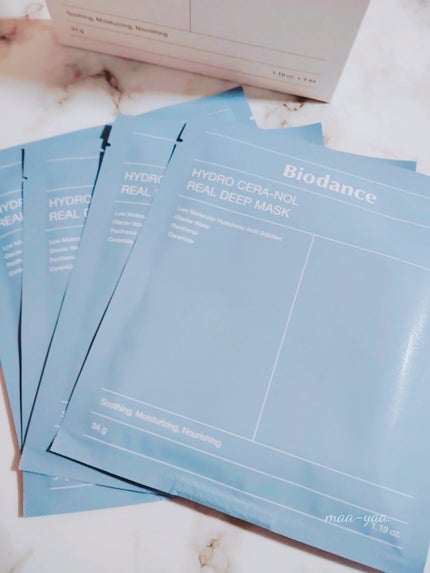 ハイドロセラノールリアルディープマスク/Biodance/シートマスク・パックを使ったクチコミ(2枚目)